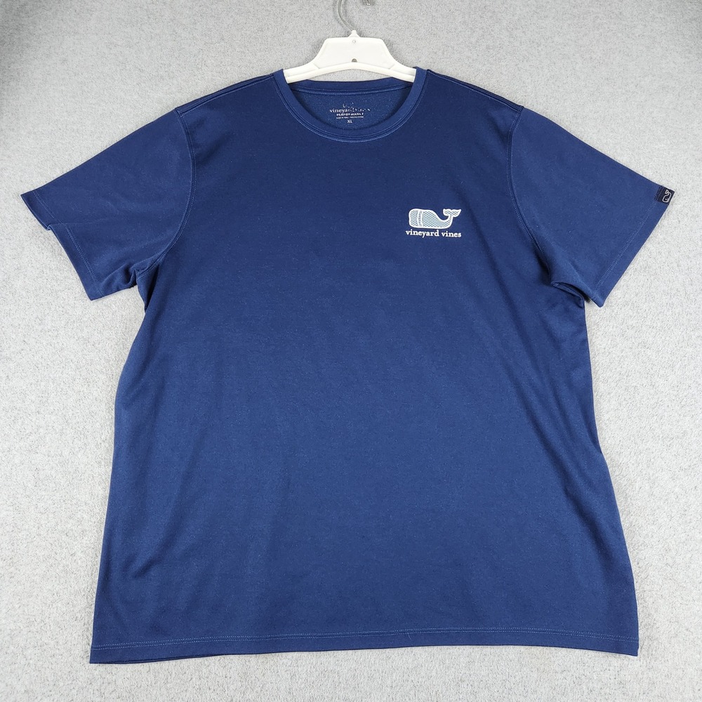 Vineyard Vines performance T-Shirt Men's XL Blue Regular Short Sleeve Crew Neck